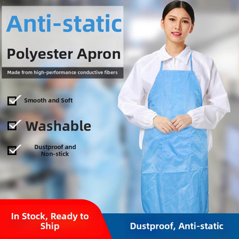 Antistatična pregača za tvornicu i čistu sobu, poliester, 30 g