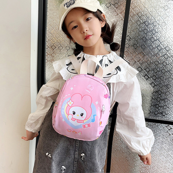 Nailonist laste seljakott karikatuuride mustriga – üli-kerge, hingav, seljakaitse, sobib lasteaeda