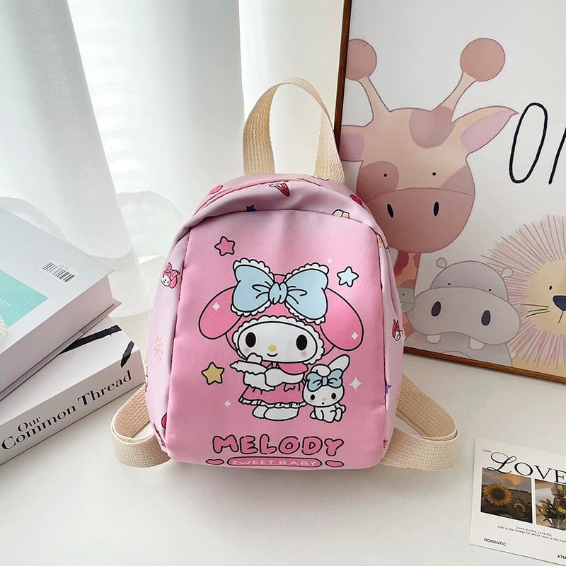 Nailonist laste seljakott karikatuuride mustriga – üli-kerge, hingav, seljakaitse, sobib lasteaeda