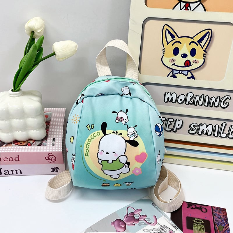 Nailonist laste seljakott karikatuuride mustriga – üli-kerge, hingav, seljakaitse, sobib lasteaeda