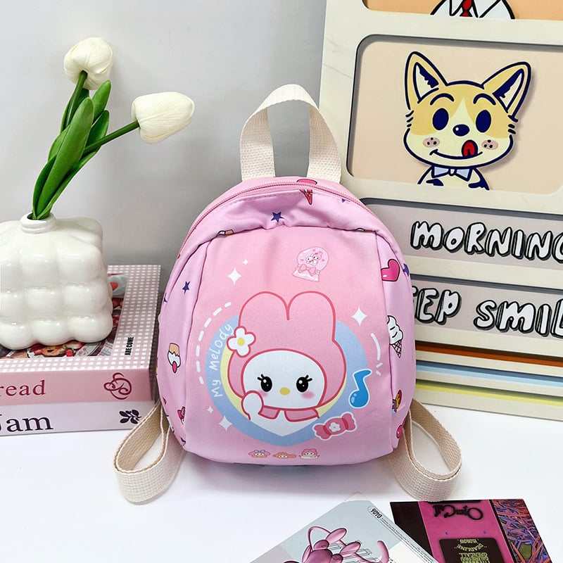 Nailonist laste seljakott karikatuuride mustriga – üli-kerge, hingav, seljakaitse, sobib lasteaeda