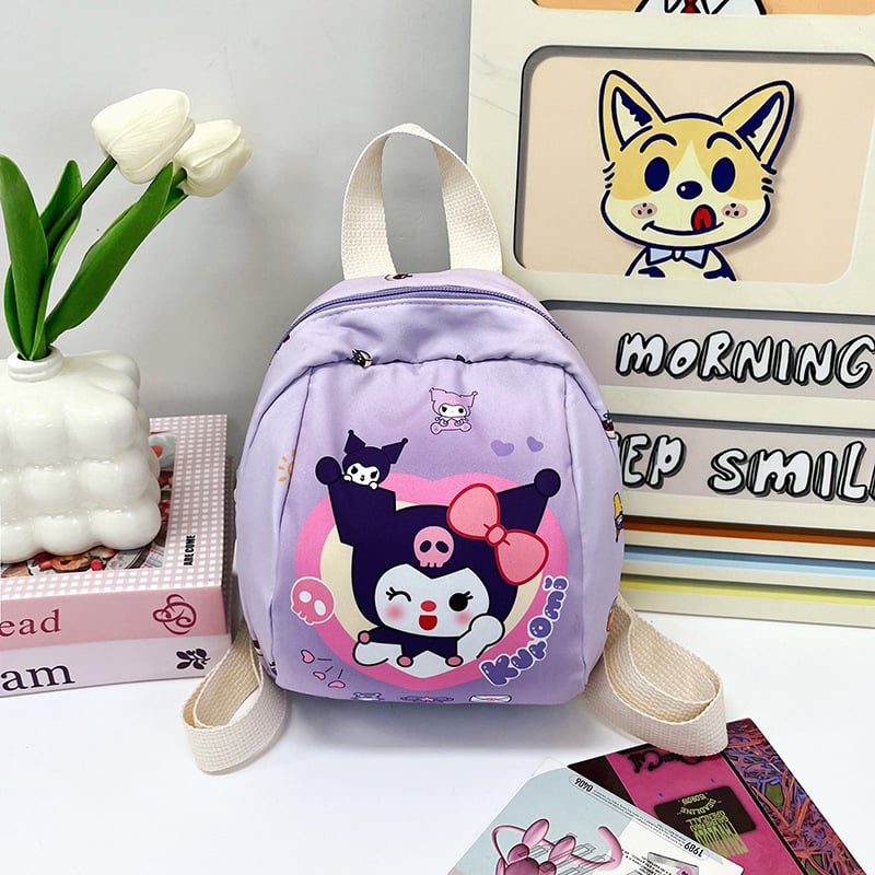 Nailonist laste seljakott karikatuuride mustriga – üli-kerge, hingav, seljakaitse, sobib lasteaeda