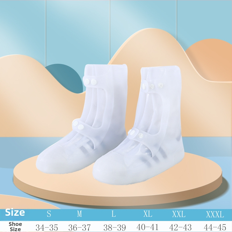 Dážďové návleky na topánky pre mužov, nepremokavé, protišmykové, PVC