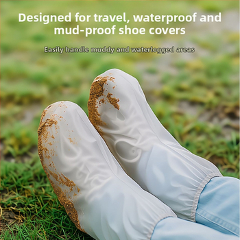 Jednorazové návleky na topánky pre turistiku a horolezectvo, protišmykové, hrubé a odolné, pôvod Yiwu, značka Friendly, materiál PE, jednoduchý štýl