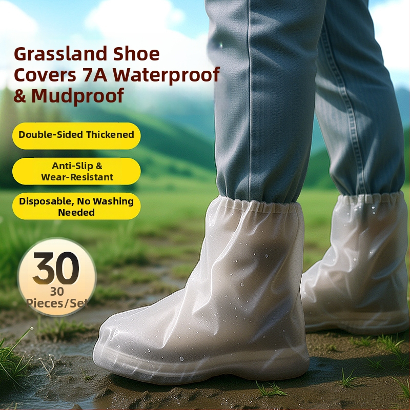 Jednorazové návleky na topánky pre turistiku a horolezectvo, protišmykové, hrubé a odolné, pôvod Yiwu, značka Friendly, materiál PE, jednoduchý štýl