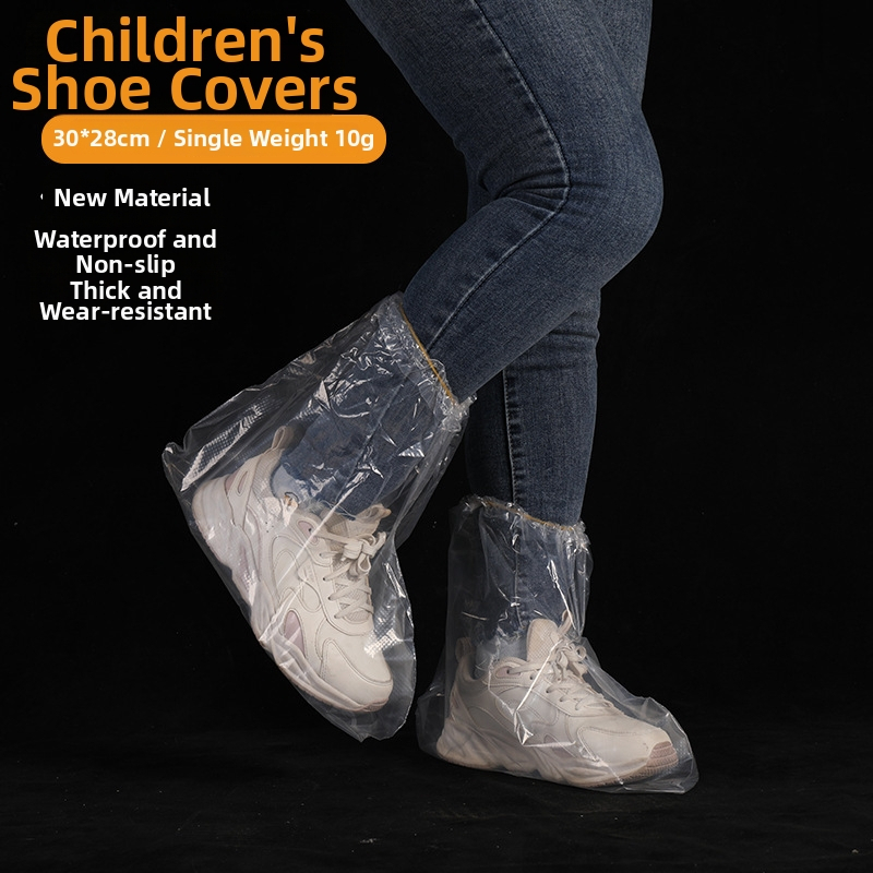 Jednorazové návleky na topánky pre turistiku a horolezectvo, protišmykové, hrubé a odolné, pôvod Yiwu, značka Friendly, materiál PE, jednoduchý štýl