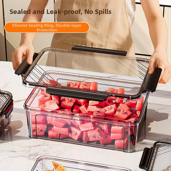 PET δοχείο για φρούτα και λαχανικά με καπάκι - φορητό, διατήρηση φρεσκάδας, στεγανοποίηση