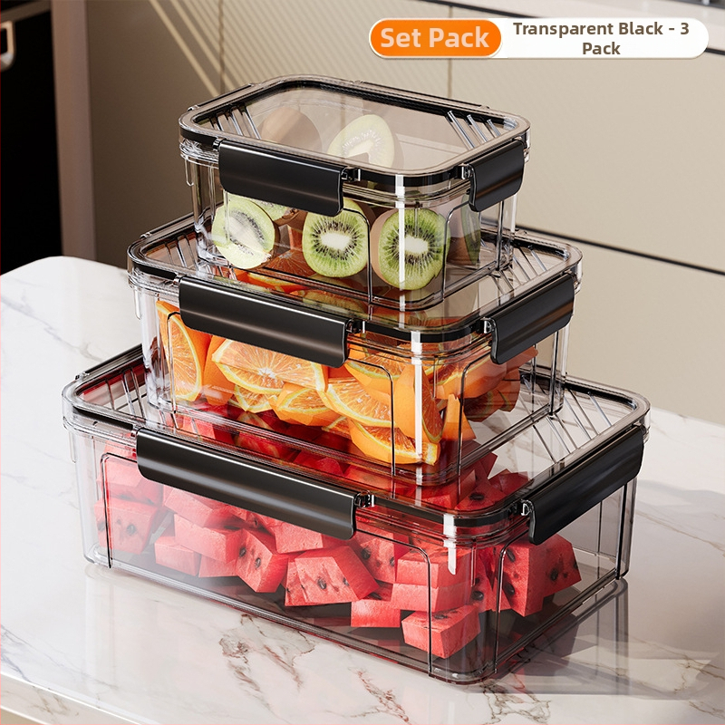 PET δοχείο για φρούτα και λαχανικά με καπάκι - φορητό, διατήρηση φρεσκάδας, στεγανοποίηση