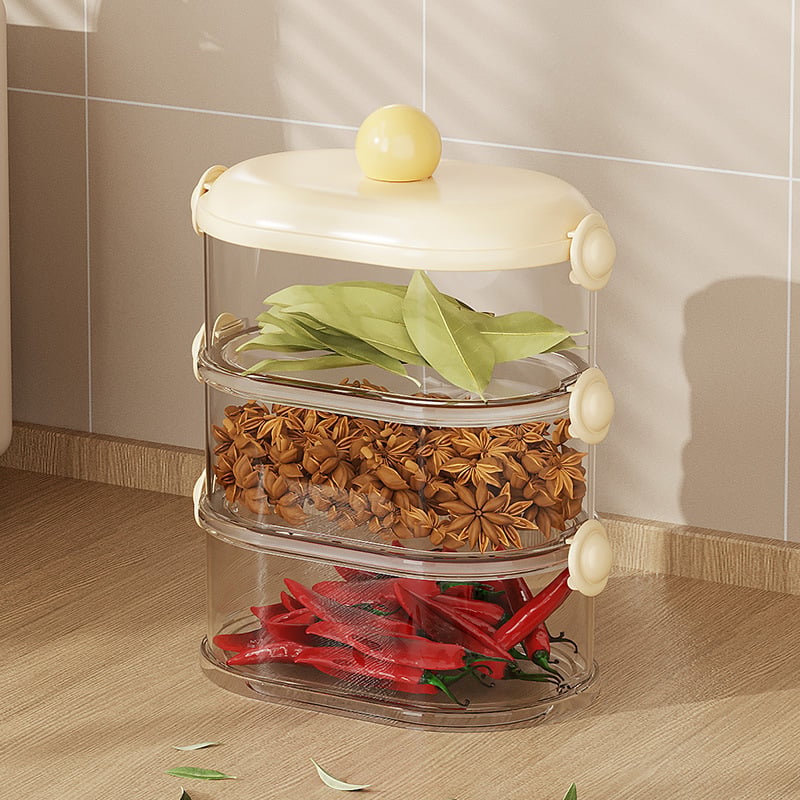 Kutija za začine, prehrambene klase, ovalni oblik, plastična, kapacitet do 300 ml