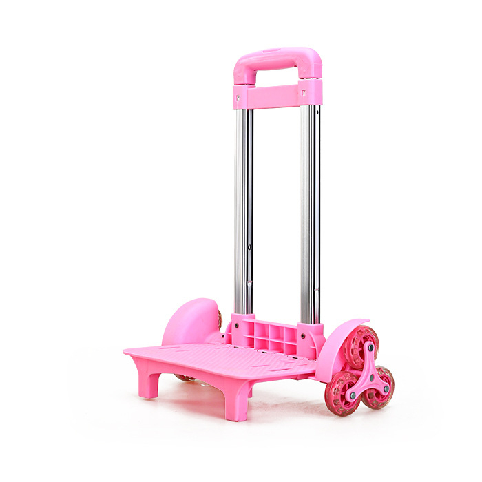 Superior Mold aluminijski držač za vuču školskog ruksaka, s odvojivim sklopnim nastavkom za ruksak, trokolni sustav za penjanje uz stepenice