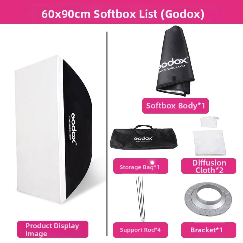 Софтбокс за студийно осветление — Shenniu, мека светлинна тъкан, модел: Друго