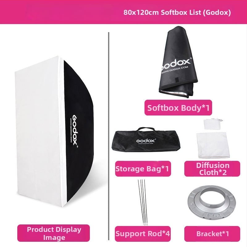 Софтбокс за студийно осветление — Shenniu, мека светлинна тъкан, модел: Друго