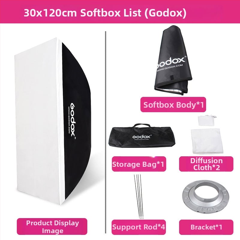 Софтбокс за студийно осветление — Shenniu, мека светлинна тъкан, модел: Друго