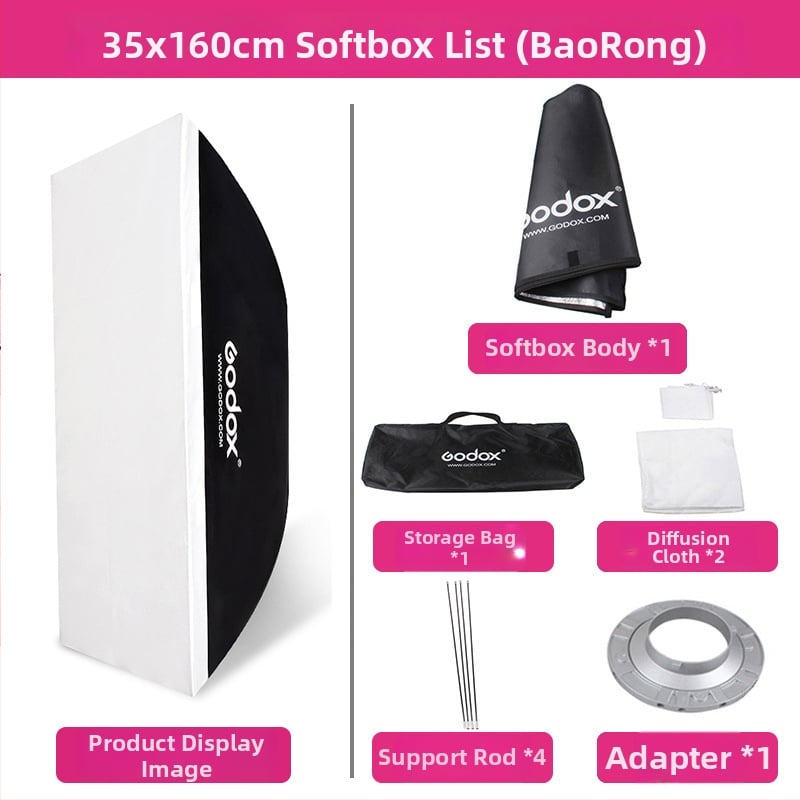 Софтбокс за студийно осветление — Shenniu, мека светлинна тъкан, модел: Друго