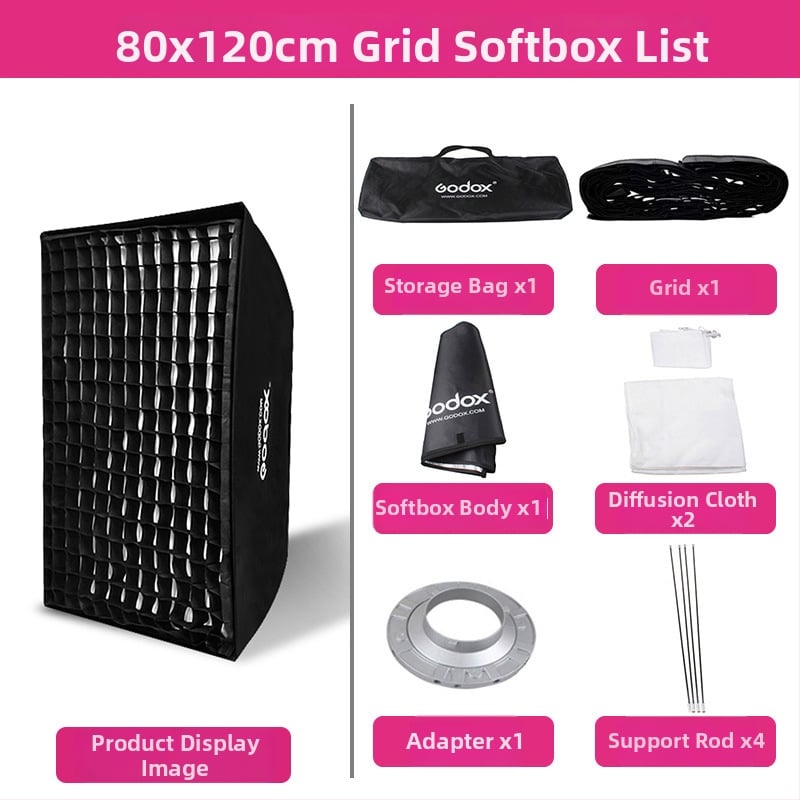 Софтбокс за студийно осветление — Shenniu, мека светлинна тъкан, модел: Друго