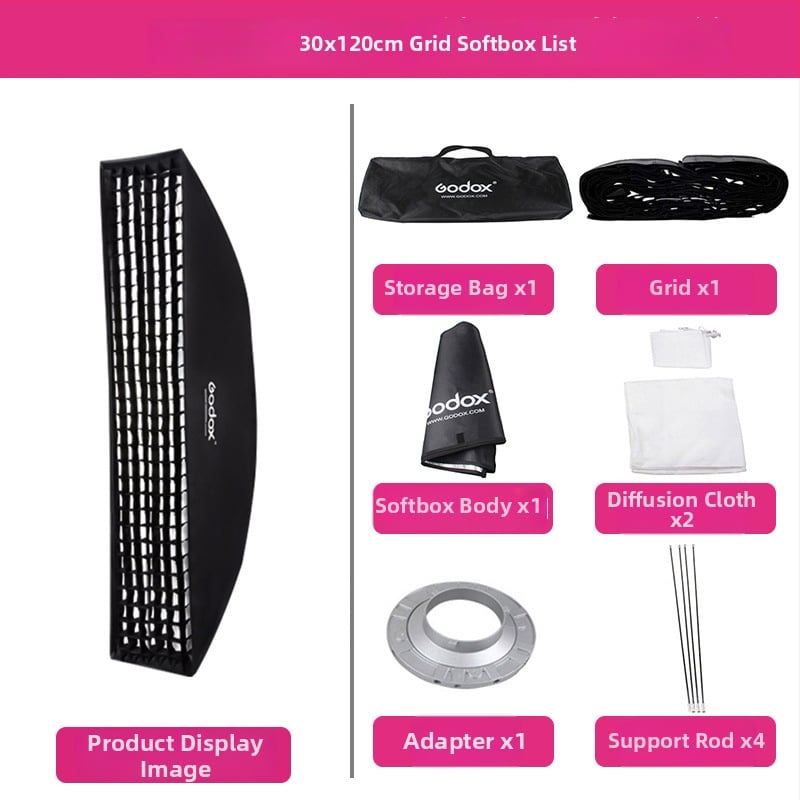 Софтбокс за студийно осветление — Shenniu, мека светлинна тъкан, модел: Друго