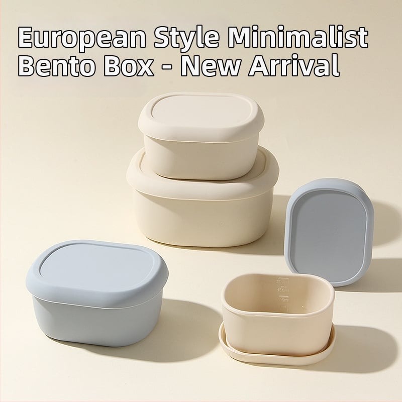 Кръгла силиконова кутия за обяд с капак, микровълнова безопасна и термоустойчива, 301-500 мл, възможност за персонализирано лого