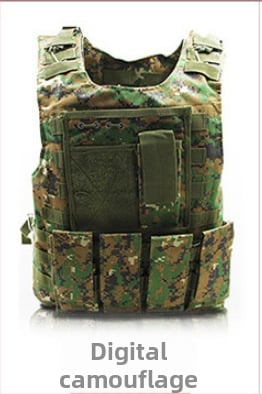 Wolf камуфлажен тактически жилет – издръжлив за носене, възрастни унисекс, пролетен сезон