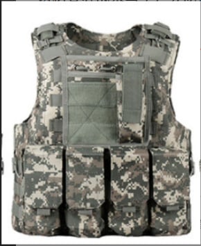 Wolf камуфлажен тактически жилет – издръжлив за носене, възрастни унисекс, пролетен сезон