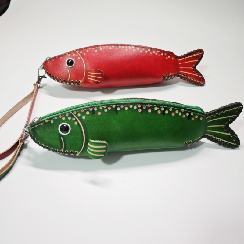 Кожен монетник за деца с животински мотиви, унисекс, отделение за червило, пролет 2025