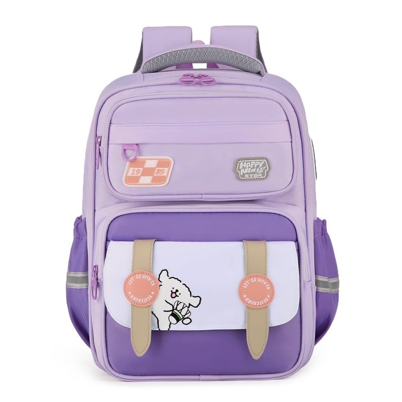 Ученическа раница унисекс – лека, намалява натоварването, голям капацитет, водоустойчива, презрамки с въздушна подложка