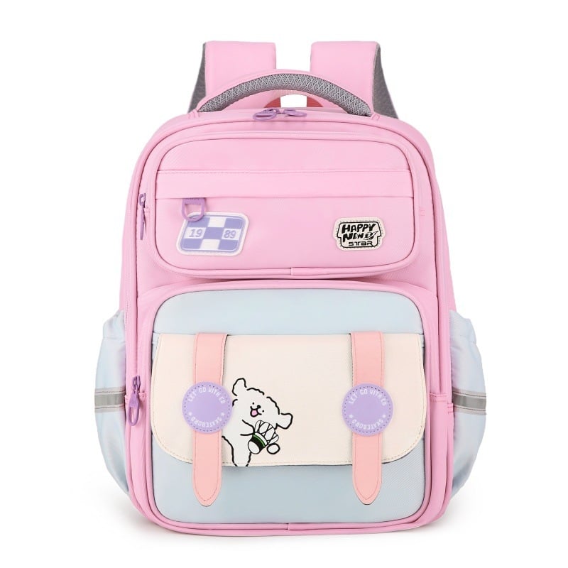 Ученическа раница унисекс – лека, намалява натоварването, голям капацитет, водоустойчива, презрамки с въздушна подложка