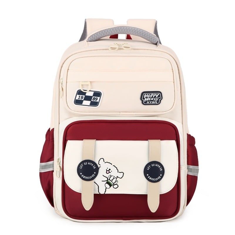 Ученическа раница унисекс – лека, намалява натоварването, голям капацитет, водоустойчива, презрамки с въздушна подложка