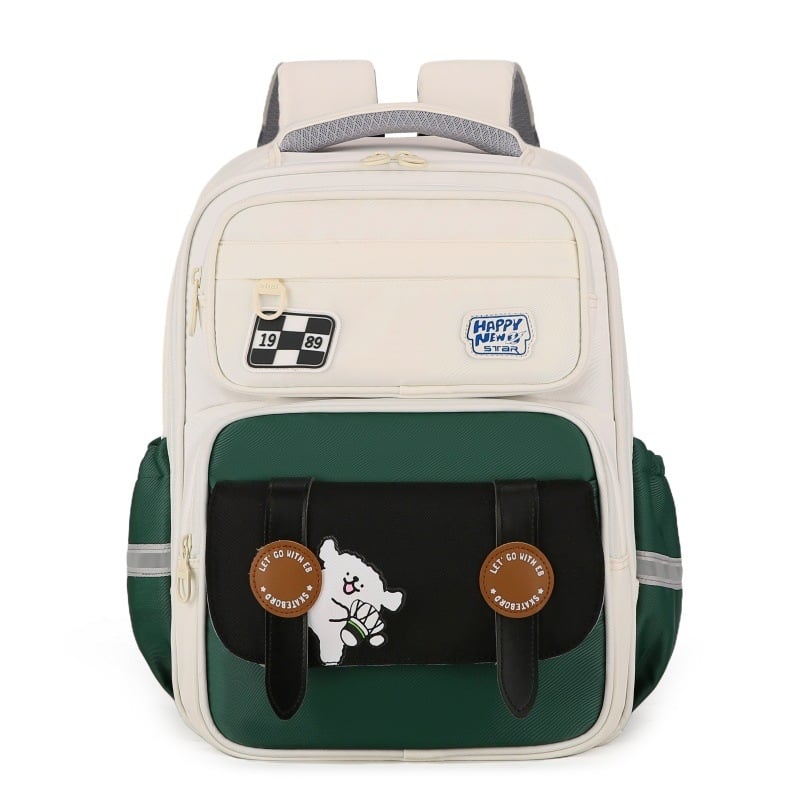 Ученическа раница унисекс – лека, намалява натоварването, голям капацитет, водоустойчива, презрамки с въздушна подложка