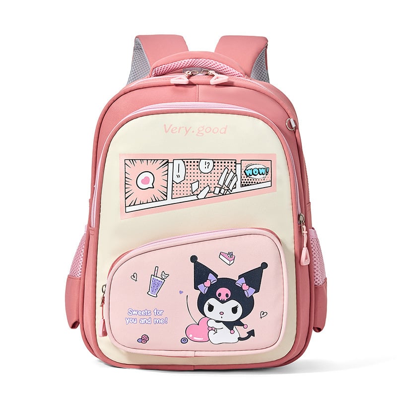 Детска раница от Oxford плат с въздушни презрамки, защита на гръбнака, ултра лека, дишаща и с геометричен принт