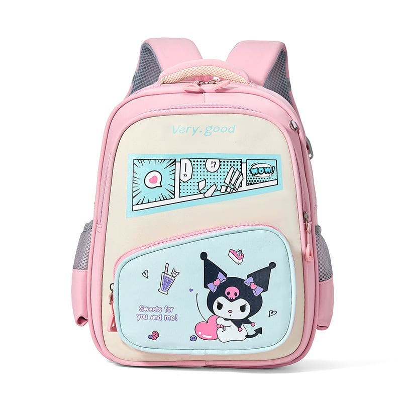 Детска раница от Oxford плат с въздушни презрамки, защита на гръбнака, ултра лека, дишаща и с геометричен принт