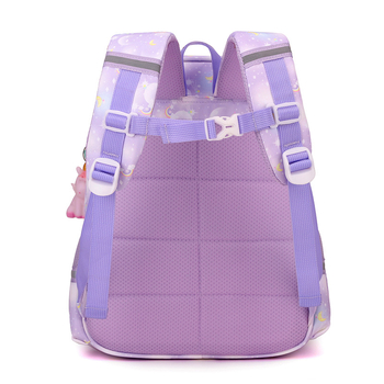 Училищна раничка за деца с анимационен дизайн, опора за гръб, найлонова материя, водоотблъскваща, въздушни презрамки