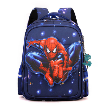 Училищна раничка за деца с анимационен дизайн, опора за гръб, найлонова материя, водоотблъскваща, въздушни презрамки