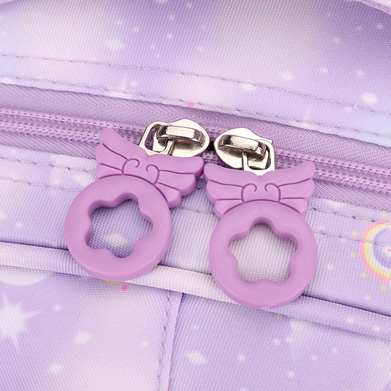 Училищна раничка за деца с анимационен дизайн, опора за гръб, найлонова материя, водоотблъскваща, въздушни презрамки