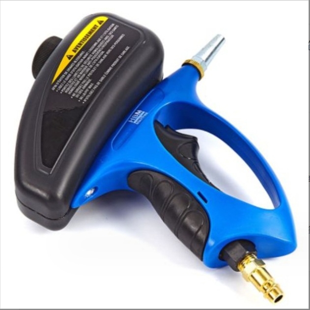 Пясъкоструйна пушка за стъкло и надпис върху надгробни камъни, с малък накрайник, пневматична, антикорозионна