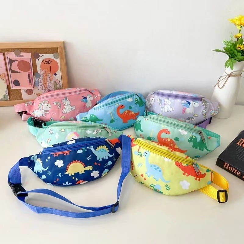 Dječja kaišna torbica s dizajnom crtić, Oxford materijal, podstava poliester, unisex, za djecu predškolske dobi