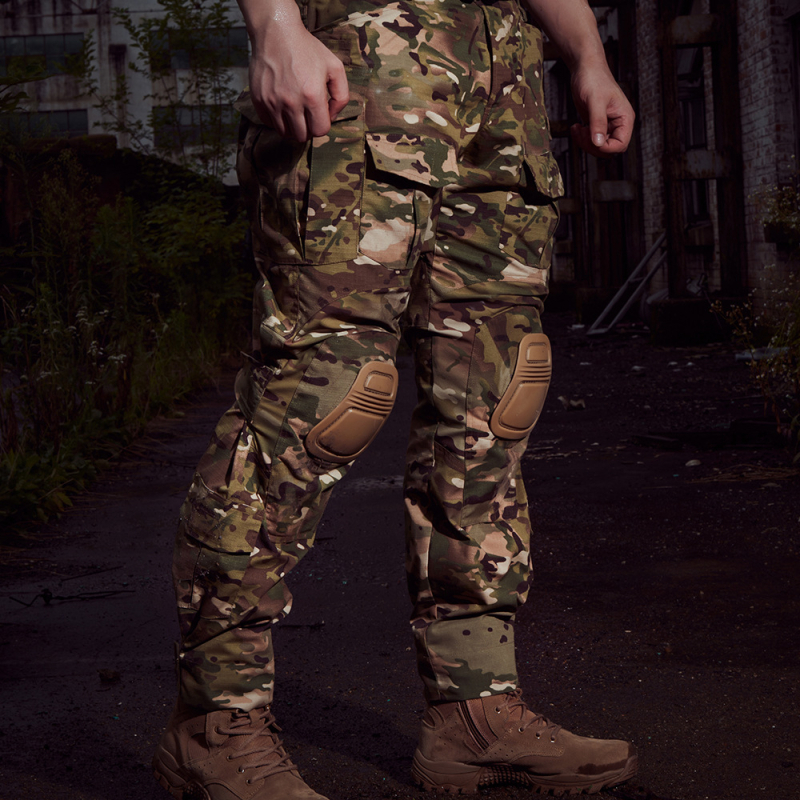 Unisex taktičke hlače s kamuflažom, tkanina od pamukasto-mješavine, otporne na habanje i vjetar, za outdoor planinarenje i kampiranje