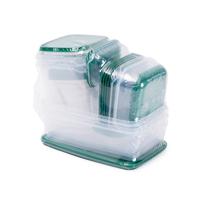Kutija za čuvanje hrane (plastika, kvadratni oblik, kapacitet ispod 300 ml, 24 komada, mikrovalna pećnica nije dostupna)