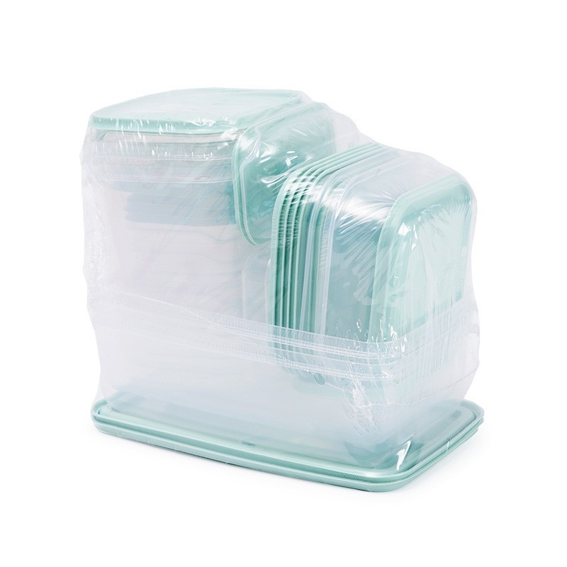 Kutija za čuvanje hrane (plastika, kvadratni oblik, kapacitet ispod 300 ml, 24 komada, mikrovalna pećnica nije dostupna)