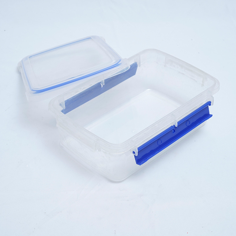 PP plastična kutija za hranu, četvrtastog oblika, prozirna kutija za pohranu svježih namirnica, kapacitet 800–1000 ml