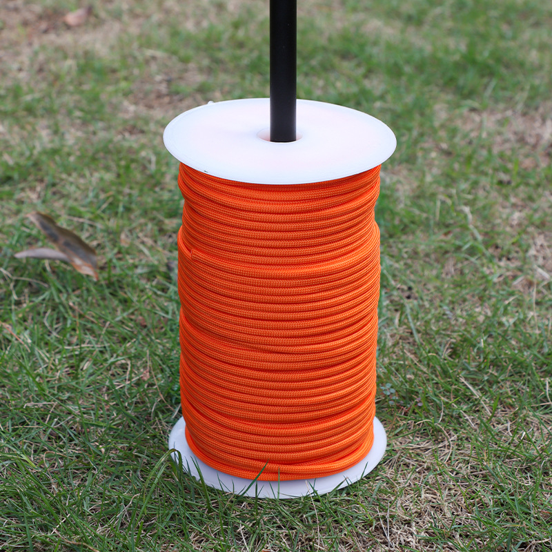 Vanjsko paracord užad, duljina 100 m, promjer 4 mm, 9-jezgreno 550 užeta za kampiranje, penjanje i spašavanje