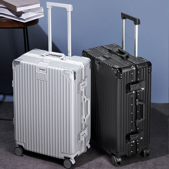 Putni kofer s karbonskom ovojninom, univerzalni kotačići, otvaranje na zip, ABS+PC podstava, standardno kombinacijsko zaključavanje