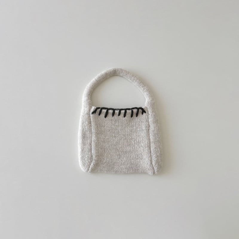 Geantă de mână pentru copii, tricotată - stil coreean, design urban minimalist, pentru vârsta 3–12 ani, cu spațiu de depozitare