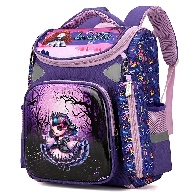 Dječji ruksak s temom svemira, lagan, s redukcijom opterećenja kralježnice, EVA materijal, reflektirajuća noćna sigurnost, uzorak životinja