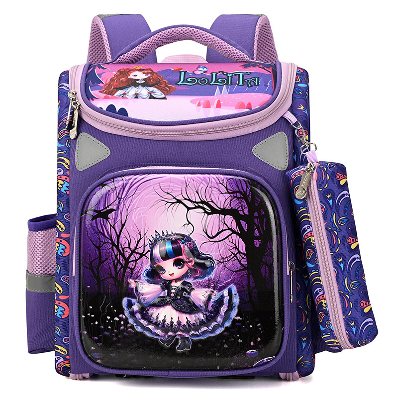 Dječji ruksak s temom svemira, lagan, s redukcijom opterećenja kralježnice, EVA materijal, reflektirajuća noćna sigurnost, uzorak životinja