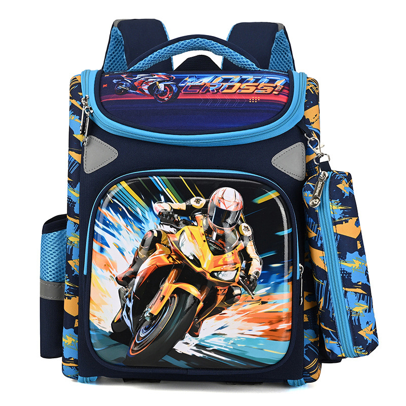 Dječji ruksak s temom svemira, lagan, s redukcijom opterećenja kralježnice, EVA materijal, reflektirajuća noćna sigurnost, uzorak životinja