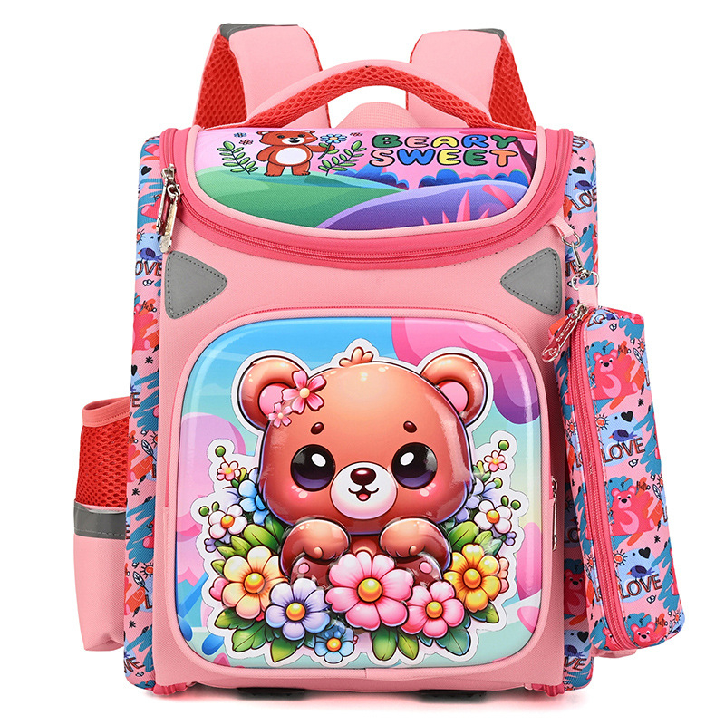 Dječji ruksak s temom svemira, lagan, s redukcijom opterećenja kralježnice, EVA materijal, reflektirajuća noćna sigurnost, uzorak životinja