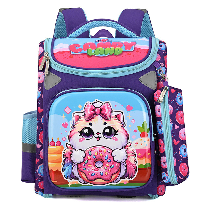 Dječji ruksak s temom svemira, lagan, s redukcijom opterećenja kralježnice, EVA materijal, reflektirajuća noćna sigurnost, uzorak životinja