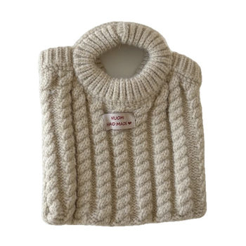 Qiannan geantă pentru copii, tricotată, cu mâner de mână, toamnă–iarnă, model nou, pentru fete, stil urban minimalist; Material: tricot; Căptușeală: tricotată; Model: uniform