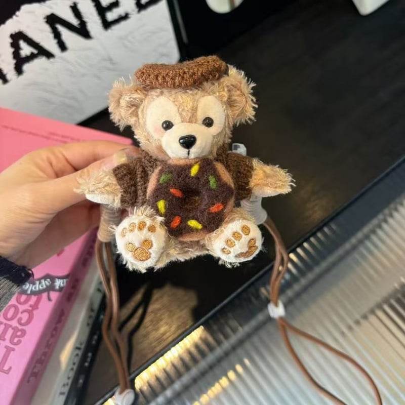 Αξεσουάρ κινητού με γούνα: πίσω κλιπ, λουρί crossbody, καθολικό λαιμό, φορητή βάση – στυλ καρτούν, Χειμώνας 2024