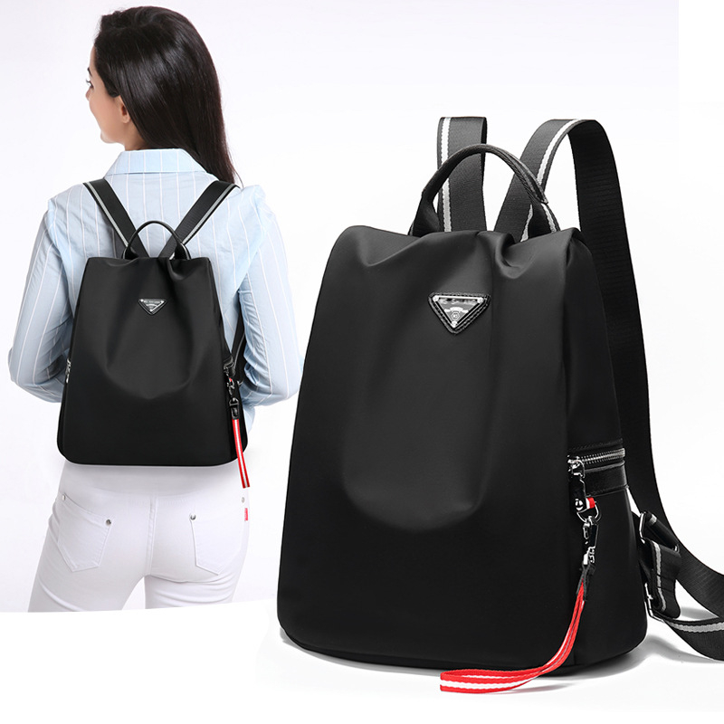 Ženski ruksak s zaštitom od krađe; Oxford materijal; kapacitet 36–55 L; kompatibilan s 14-inčnim prijenosnikom; vodootporan